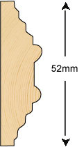 Dado 52x21mm (METRE)